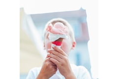 Boy with ice cream